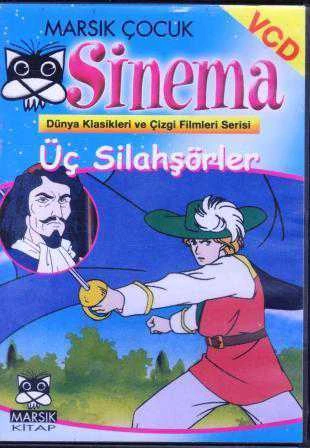 Marsık Çocuk Sinema Masal Dünyası Dünya Klasikleri ve Çizgi Filimler Serisi  - Üç Silahşörler VCD'si