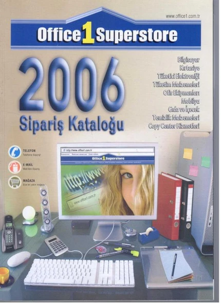Office1Superstore Sipariş Kataloğu - Avrupa Kuşe Kağıda Renkli Resimli İlk Baskısı