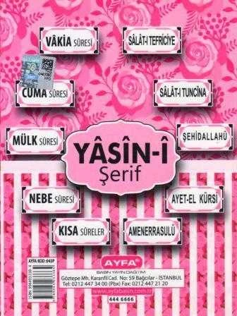 Yasin-i Şerif Çanta Boy Fihristli - Elmalılı Muhammed Hamdi Yazır Türkçe Okunuşlu ve Açıklamalı (İşlemeli 99 Hac Tesbihi Hediyeli)