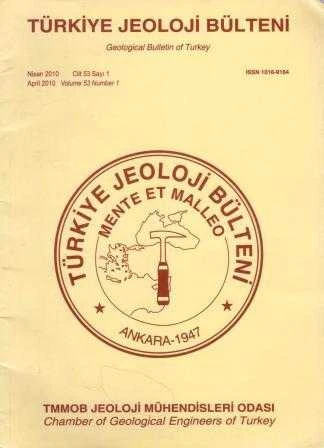 Türkiye Jeoloji Kurumu Bülteni Yıl: 2010 Sayı: 1 Cilt: 53