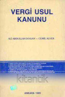 Vergi Usul Kanunu / 1990 Yılı İlk Baskısı