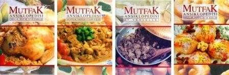 Mutfak Ansiklopedisi 4 Cilt Takım / Kuşe Kağıda Renkli ve Ciltli Prestij Baskı / İlk Baskısı