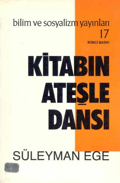 Kitabın Ateşle Dansı / 1992 Yılı İlk Baskısı