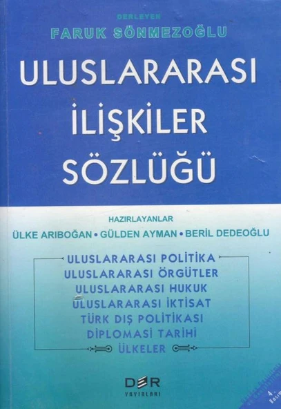 Uluslararası İlişkişer Sözlüğü - 2005 Yılı 4. Baskısı