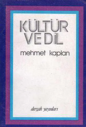 Kültür ve Dil - 1988 Yılı 5. Baskısı