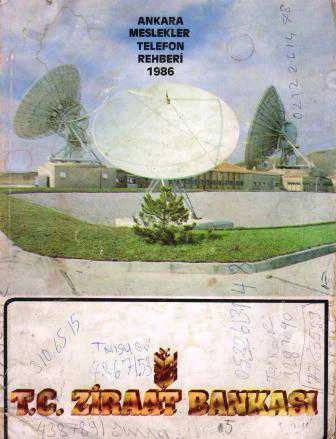 Ankara Meslekler Telefon Rehberi 1986