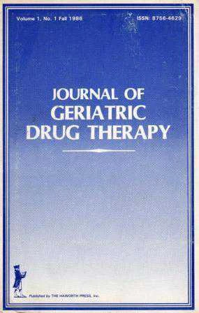 Journal Of Geriatric Drug Therapy Volume 1, No: 1, Fall: 1986 (1986 Yılı İlk Baskısı)