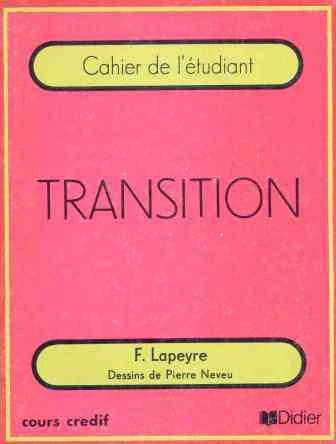 Chair De L'etudiant / Transition (1975 Yılı İlk Baskısı)