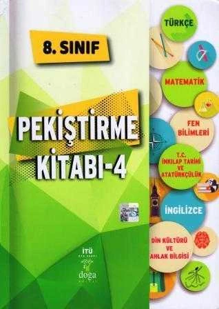 8. Sınıf Tüm Dersler Pekiştirme Kitabı 4 (Türkçe + Matematik + Fen Bilimleri + T.C. İnkılap Tarihi ve Atatürkçülük + İngilizce + Din Kültürü ve Ahlak Bilgisi)