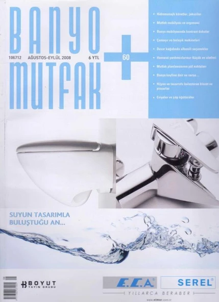 Banyo Mutfak Dergisi Ağustos - Eylül 2008 - 60