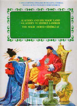 I Am Learning English by Reading Stories (Alaeddin and His Magic Lamp + The Magic Horse - 2010 Yılı Ciltli, Renkli, Resimli, İlk Baskısı