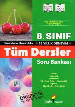 8. Sınıf Sınavlara Hazırlıkta Tüm Dersler Soru Bankası / Yeni Sınav Sistemine ve Akıllı Tahtaya Uyumlu