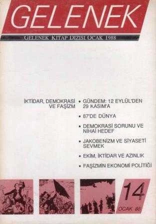 Gelenek Kitap Dizisi "İktidar, Drmokrasi ve Faşizm" Yıl: 1988 Sayı: 14