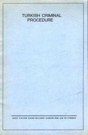 Turkish Criminal Procedure - 1993 Yılı İlk Baskısı