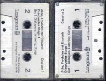 Discoveries Stage: 1 Set: 1 Casette: 1 + Casette: 2 "Dialogues, Listening, Songs (Two Casette Set)