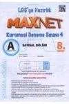 8. Sınıf Maxnet LGS'ye Hazırlık Kurumsal Deneme Sınavı 4 Saysal Bölüm A Kitapçığı, Kolektif