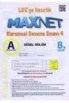 8. Sınıf Maxnet LGS'ye Hazırlık Kurumsal Deneme Sınavı 4 Sözel Bölüm A Kitapçığı, Kolektif