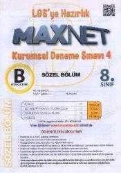 8. Sınıf Maxnet LGS'ye Hazırlık Kurumsal Deneme Sınavı 4 Saysal Bölüm B Kitapçığı, Kolektif