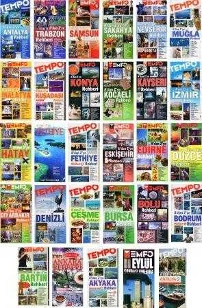 A'dan Z'ye İl İl Türkiye Rehberi Renkli Resimli İlk Baskıları" 28 Kitap Takım "Renkli Resimli İlk Baskısı"