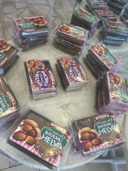 KOSKA İNCİRLİ CEVİZLİ HELVA 350 GR KOLİ 12 ADET