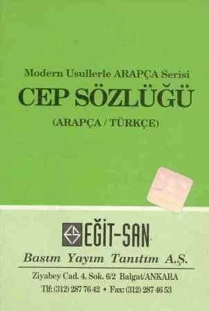 Modern Usullerle Arapça Cep Sözlüğü / 1994 Yılı İlk Baskısı