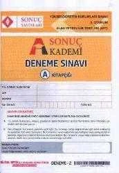 Sonuç Akademi Deneme Sınavı 2. Oturum A Kitapçığı / Yüseköğretim Kurumları Alan Yeterli..., Kolektif