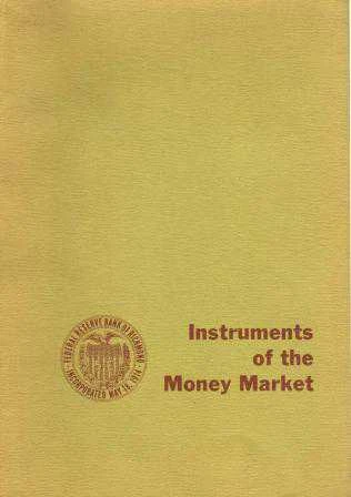 Instruments of the Money Market (1970 Yılı İkinci Baskısı)