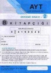 Sistematik AYT Deneme Sınavı 2 B Kitapçığı, Kolektif