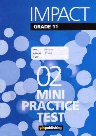 Impact Grade 11 / 02 Mini Practice Test