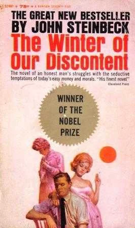 The Winter of Our Discontent (Winter of the Nobel Prize) - 1962 Yılı 8. Baskısı