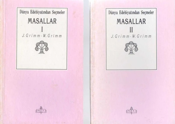 Dünya Edebiyatından Seçmeler / Masallar - 2 Cilt Takım - Kemal Kaya Çevirisi - 1992 Yılı İlk Baskısı