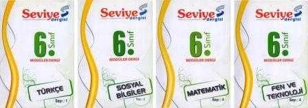 Seviye Dergisi 6. Sınıf Modüler Dergi Seti 4 Sayı Takım (Türkçe, Sosyal Bilgiler, Matematik, Fen ve Teknoloji