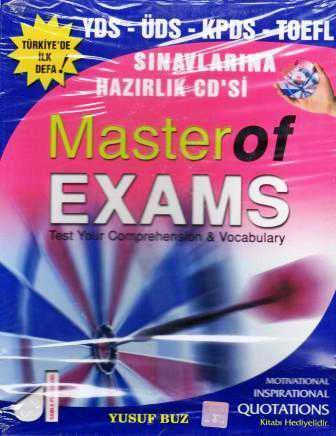 YDS-ÜDS-KPDS-TOEFL Sınavlarına Hazırlık CD'si Master Of Exams / Test Your Comprhension & Vocabulary