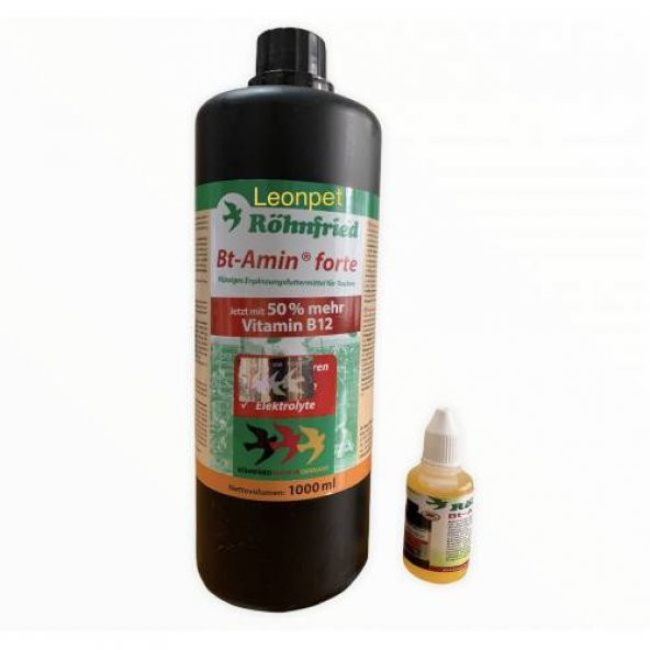 Kafes Kuşları İçin Vitamin, Röhnfried Bt-Amin Forte ( En İyi Tüy Vitamini - 20 mL )