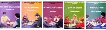 Collection (Jeunes Jeueurus D'echecs) Ensemble de 5 Livres / Renkli, Resimli, İlk Baskılar