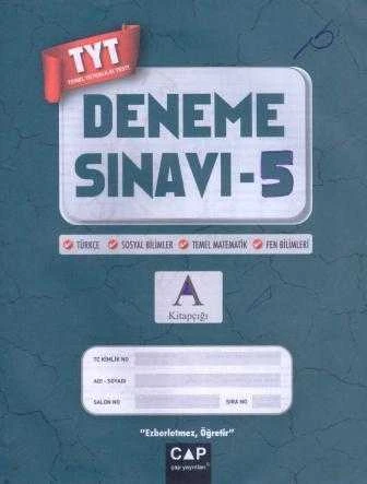 Çap Yayınları TYT Deneme Sınavı - 5 (Türkçe - Sosyal - Matematik - Fen)