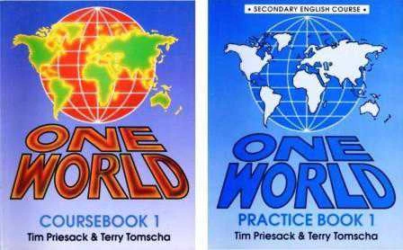 One World Course Book 1 + Practice Book 1 - Secondary English Course (2 Book Set)