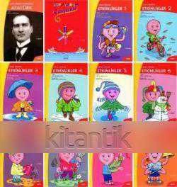 Okul Öncesi Etkinlikler 12 Kitap (10 Etkinlik - 1 Atatürk - 1 Boyuyorum - Çiziyorum Kitabı)