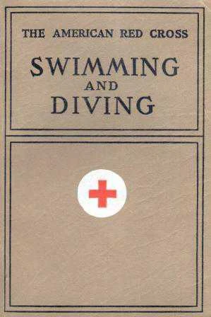 The American Red Cross Swimming and Diving - 1938 Yılı Kuşe Kağıda, Resimli İlk Baskısı