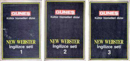Renkli - Resimli New Webster İngilizce / Türkçe Sözlüğü 3 Cilt Takım - 1981 Yılı İlk Baskısı