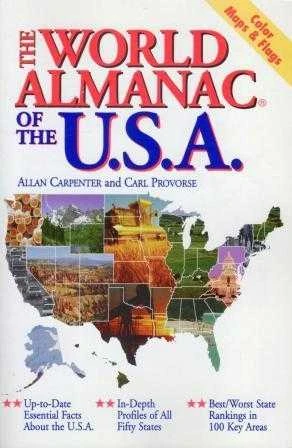 The World Almanac of the U. S. A. - Colour Maps & Flags - 1996 Yılı İlk Baskısı