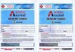 Sonuç Akademi Deneme Sınavı 1. (2 Deneme Takım) Oturum A + B Kitapçığı / Yüseköğretim K..., Kolektif