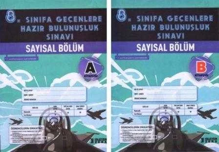 8. Sınıfa Geçenlere Hazır Bulunuşluk Sınavı 2 Kitapcık Takım / A + B Kitapçığı (7. Sınıf Konularını İçermektedir)