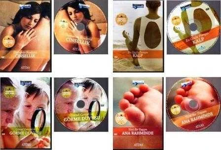 Discovery İnsan Atlası 4 VCD Takın  (Yeni Bir Yaşam Ana Rahminde + Görsel Gerçekli Görme Duyusu En Güçlü Pompa Kalp + Üremenin Biyolojisi Cinsellik)