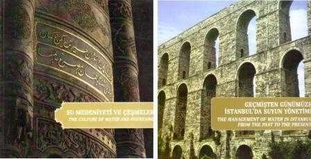 İSKİ İstanbul'da Su Seti 2 Kitap Takım "Su Medeniyeti ve Çeşmeler + Geçmişten Günümüze İstanbul'da Suyun Yönetimi" 2009 Yılı İlk Baskıları