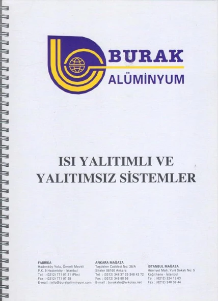 Burak Alüminyum Seti 4 Kitap Takım