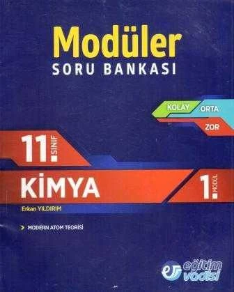 11. Sınıf Kimya Modüler Soru Bankası Öğretmen Kitabı / Kolay - Orta - Zor / 1. Modül - Modern Atom Teorisi