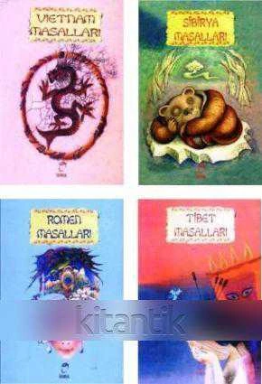 Ülke Ülke Masallar Seti (Romen, Sibirya, Tibet, Vıetnam)  (4 Kitap Takım) (2000 Yılı İlk Baskısı)