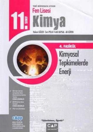11. Sınıf Yeni Müfredata Uygun Fen Lisesi Kimya 4. Fasikül / Kimyasal Tepkimelerde Enerji "Ezberletmez Öğretir"