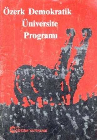 Özerk Demokratik Üniversite Programı / 1988 Yılı İlk Baskısı